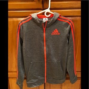 Adidas Boys zip-up Hoodie size 18/20